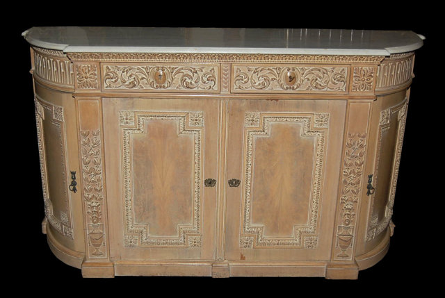French Bleached Credenza