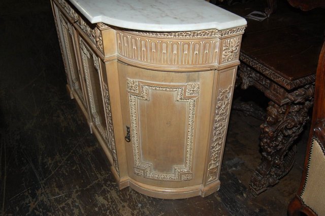 French Bleached Credenza