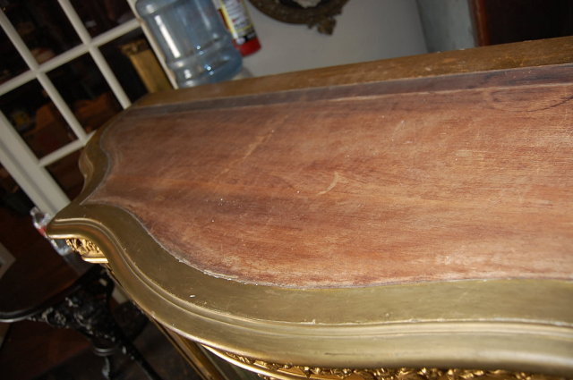 French Giltwood Vitrine