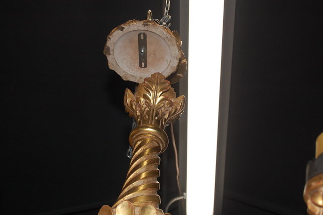 Continental Giltwood Chandelier