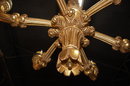 Continental Giltwood Chandelier