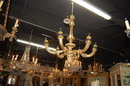 Continental Giltwood Chandelier