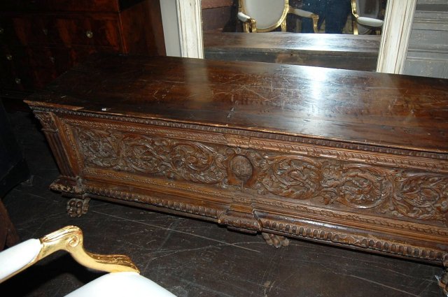 Carved French Cassone