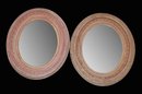 Pair of French Oval Mirrors