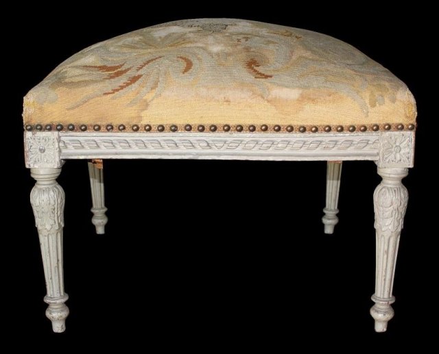Large French Louis XVI Stool