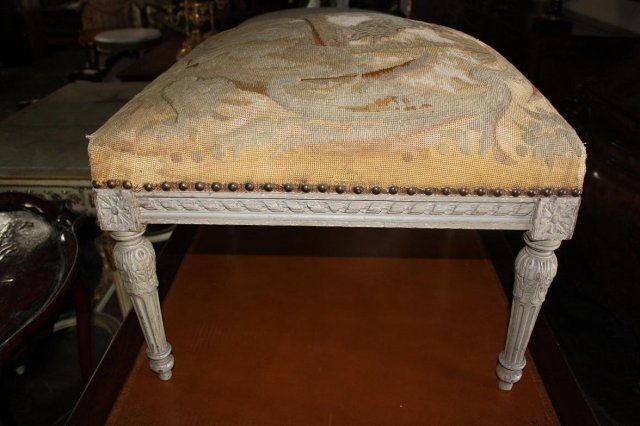 Large French Louis XVI Stool