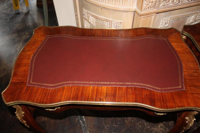 Pair French Inlaid Writing Tables