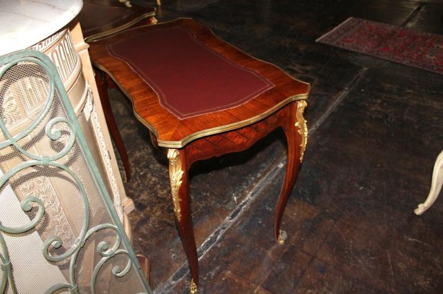Pair French Inlaid Writing Tables