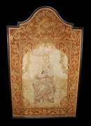 Framed French Needlepoint Tapestry