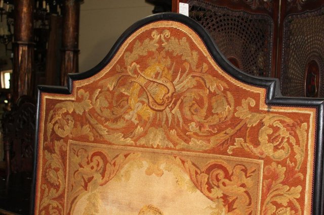 Framed French Needlepoint Tapestry