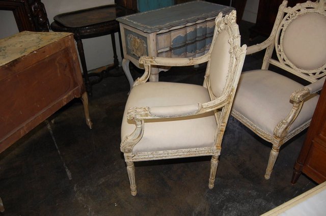 Painted French Louis XVI Chairs