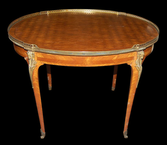 French Parquetry Center Table