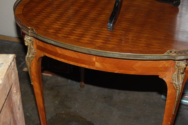 French Parquetry Center Table