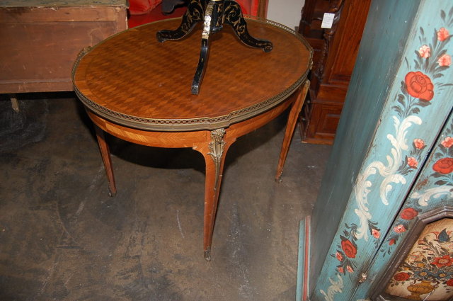 French Parquetry Center Table