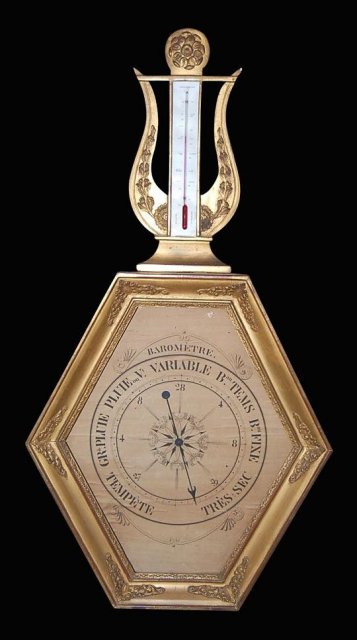 French Giltwood Barometer