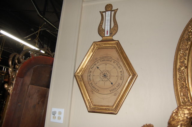 French Giltwood Barometer