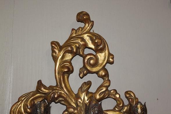 Pair Giltwood Sconce