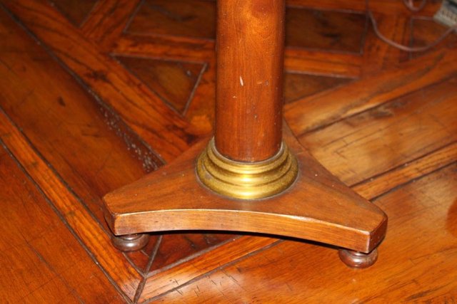 Pair of Petite French Pedestal Tables