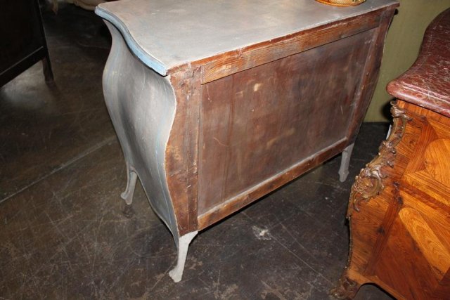 Painted French Commode Bureau