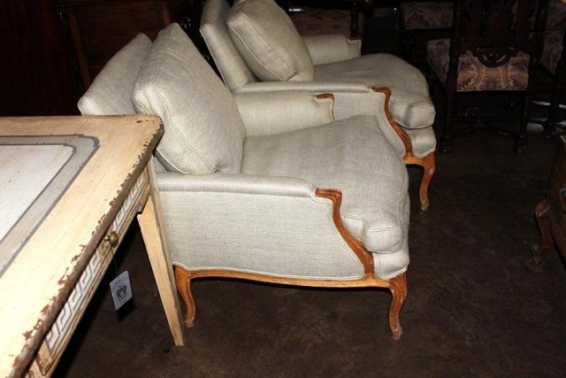 Pair French Armchairs
