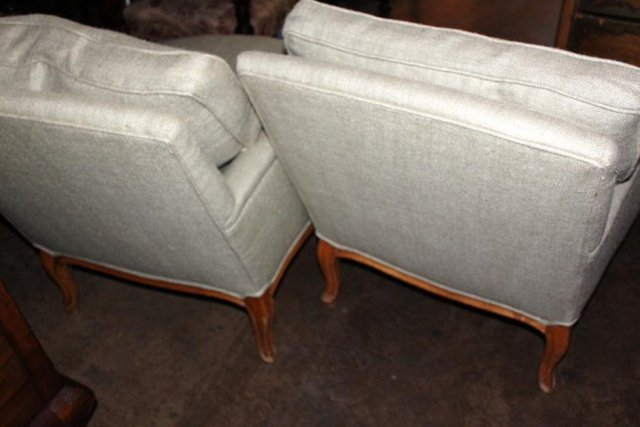 Pair French Armchairs