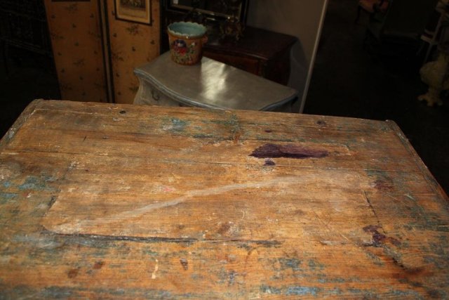 Early Continental Painted Trunk