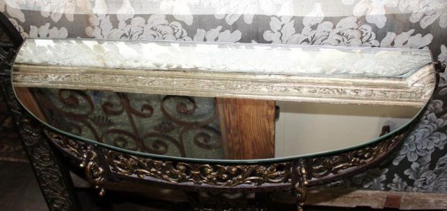 Oscar Bach Art Deco Mirror & Console