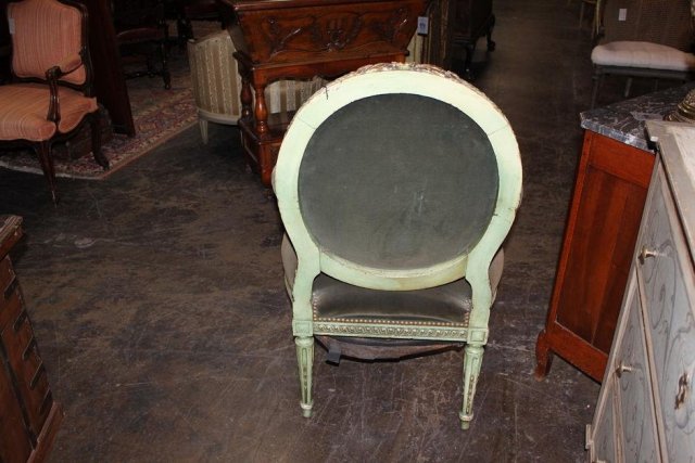 French Painted Fauteuil