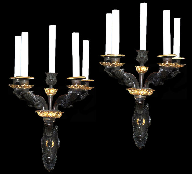 French Bronze Sconce
