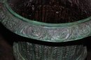 Pair Bronze Urns