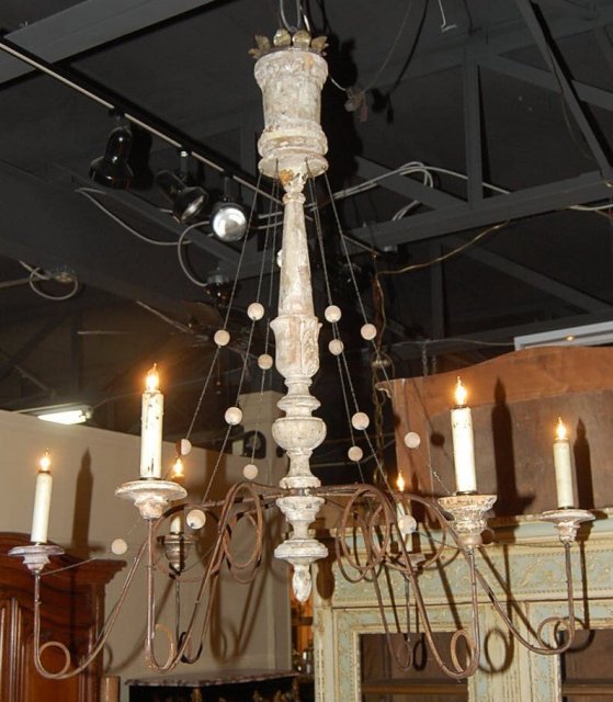 Mid 19th Century Italian Chandelier