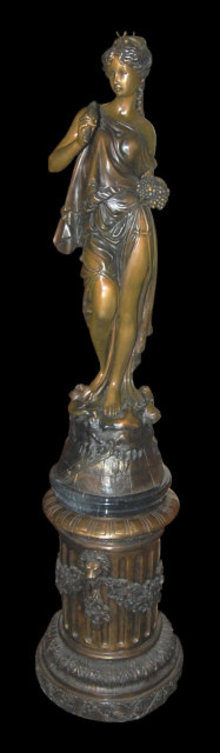 Solid Bronze Lady Statue