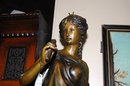 Solid Bronze Lady Statue