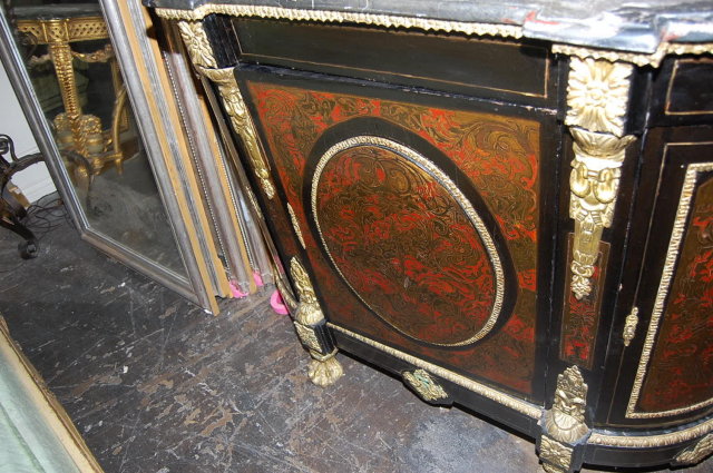 Pair of Napoleon III Boulle-Style Cabinets