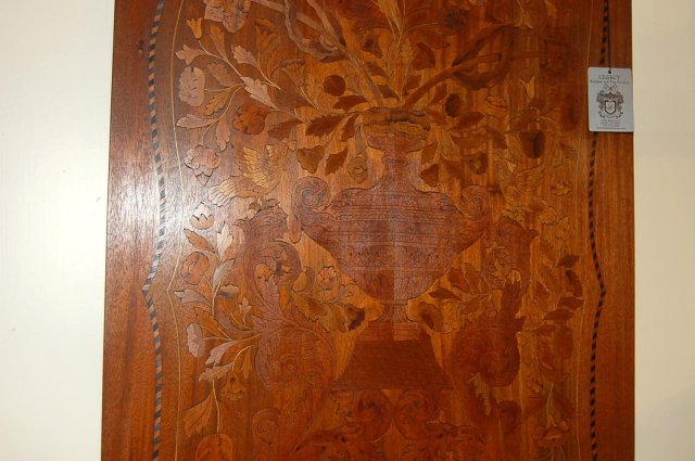 Pair Walnut Inlaid Panels