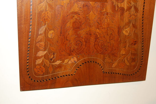 Pair Walnut Inlaid Panels