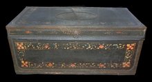 Decorative Continental Painted Trunk