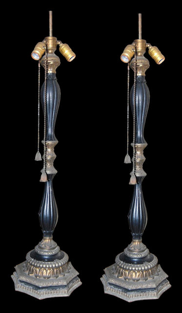 Pair of Continental Lamps