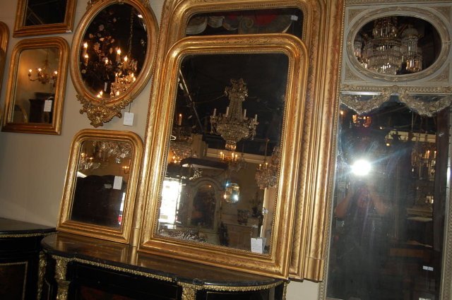 Gold Louis Philippe Mirror
