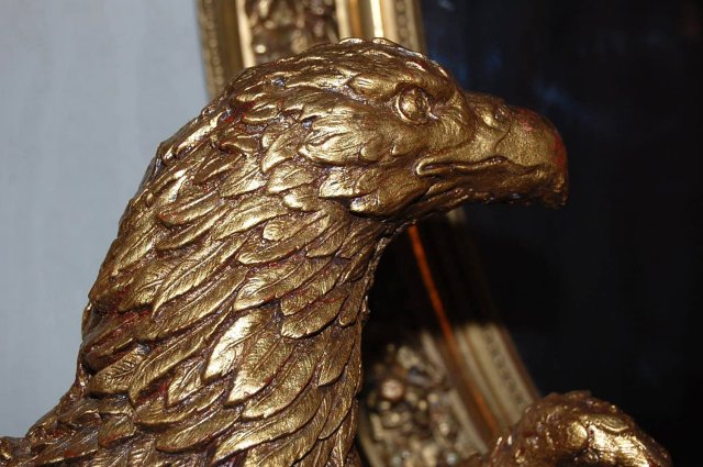 Pair of Continental Stone Eagles