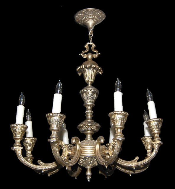 French Bronze Chandelier