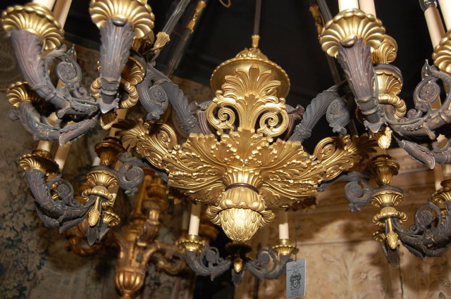 Empire 15 Light Bronze Chandelier