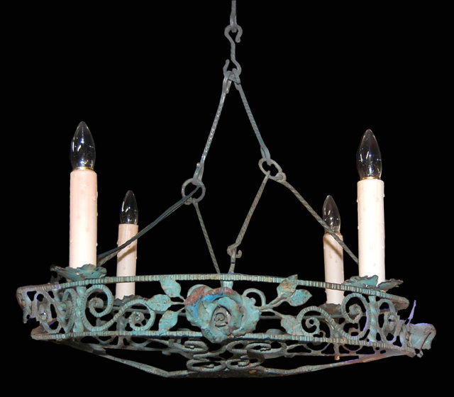 Round Iron Chandelier