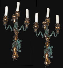 French Iron & Metal Sconce