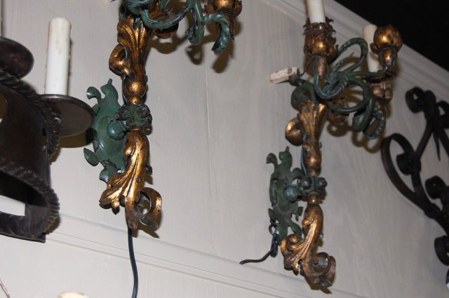 French Iron & Metal Sconce