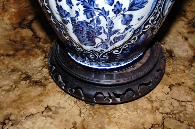 Pair of Blue Delfts Ginger Jars