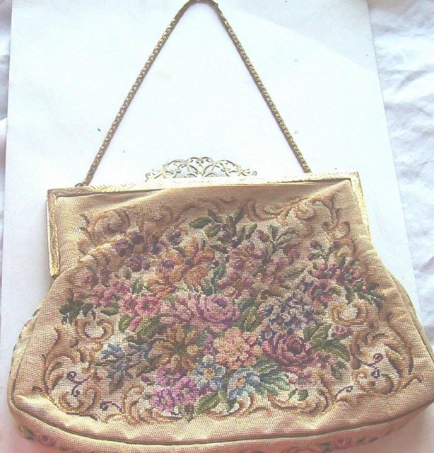 Vintage Petitpoint Handbag