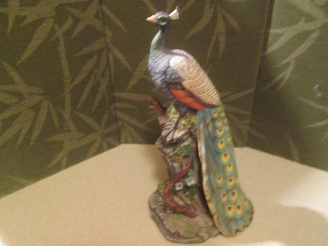 Peacock Statuette
