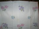 Vintage Cross Stitch Tablecloth