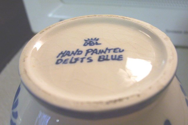 Vintage Delft Ginger Jar